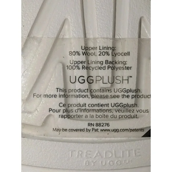 UGG Fluffita Slippers - Women's -White- Size 10 - Picture 3 of 13